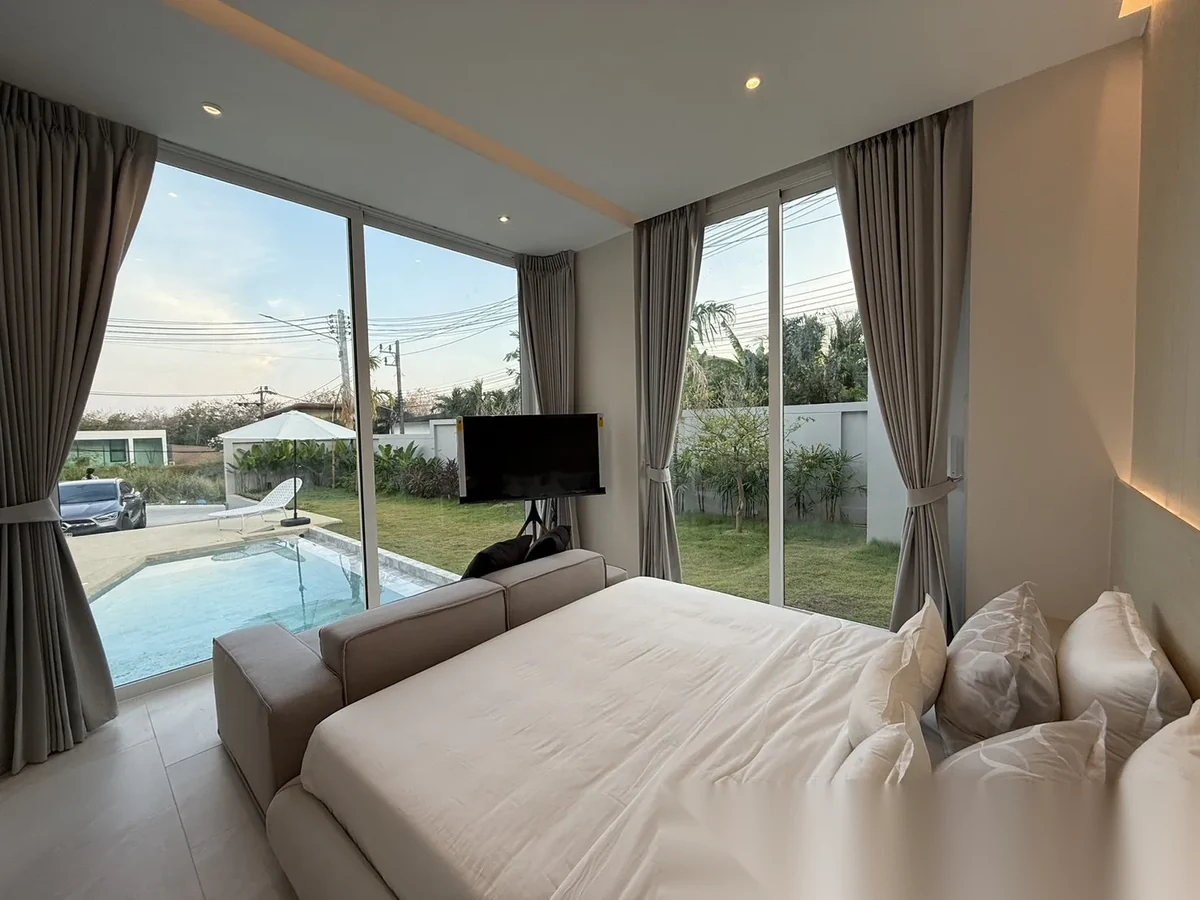 3 Bedroom Villa for rent at Charn Baan Saiyuan complex · Rawai · Pool View — photo 6