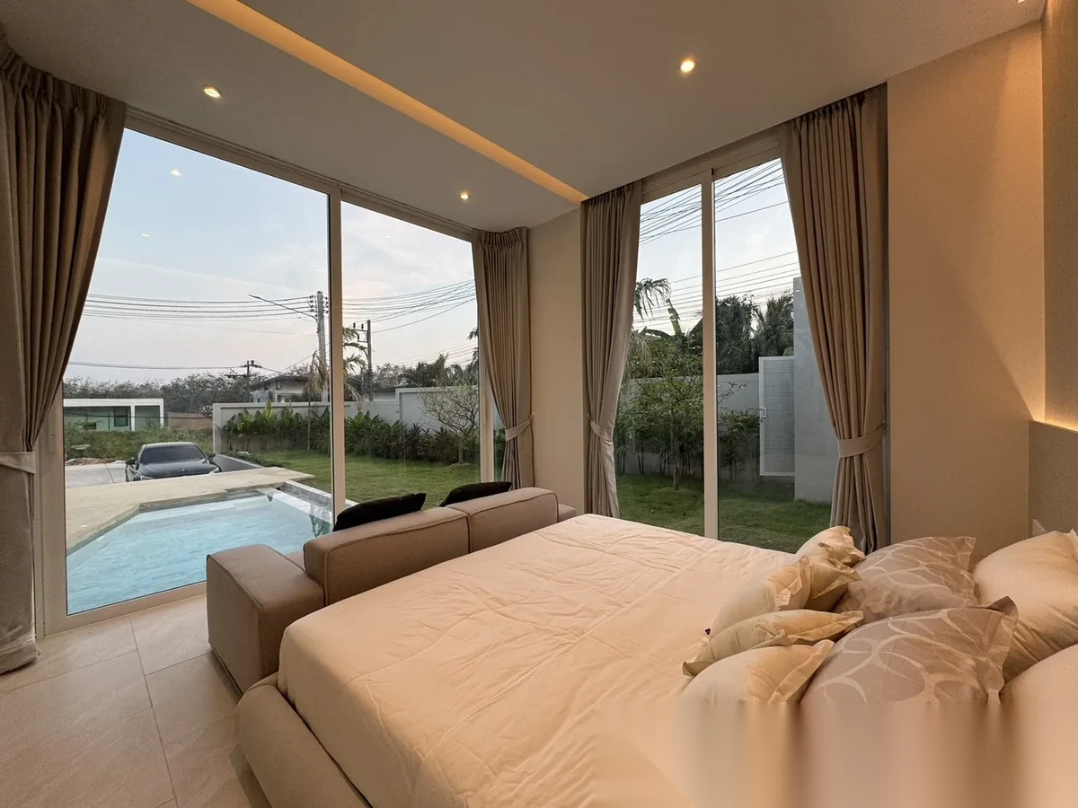 3 Bedroom Villa for rent at Charn Baan Saiyuan complex · Rawai · Pool View — photo 7