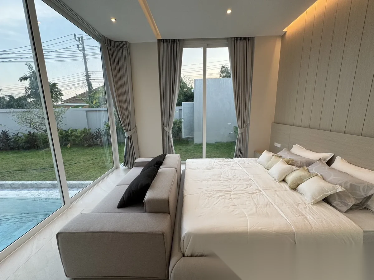 3 Bedroom Villa for rent at Charn Baan Saiyuan complex · Rawai · Pool View — photo 9