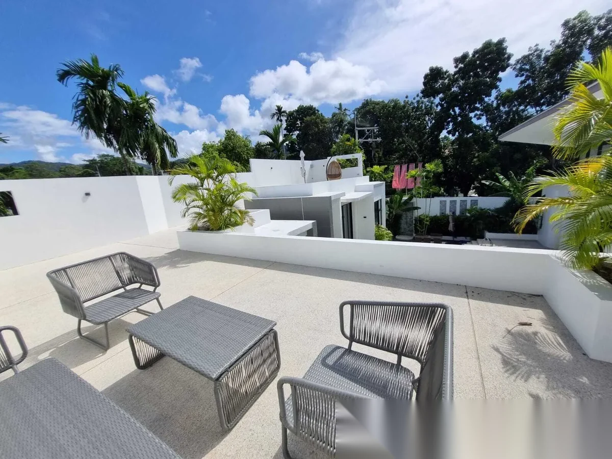 Вилла 3BR в комплексе Tropicana Villa Phuket · Си Сунтон · Вид на бассейн — фото 2