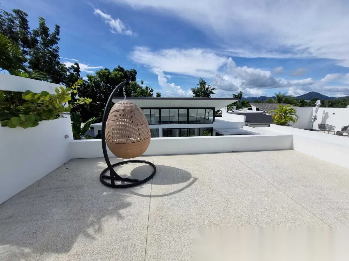 Вилла 3BR в комплексе Tropicana Villa Phuket · Си Сунтон · Вид на бассейн — фото 4
