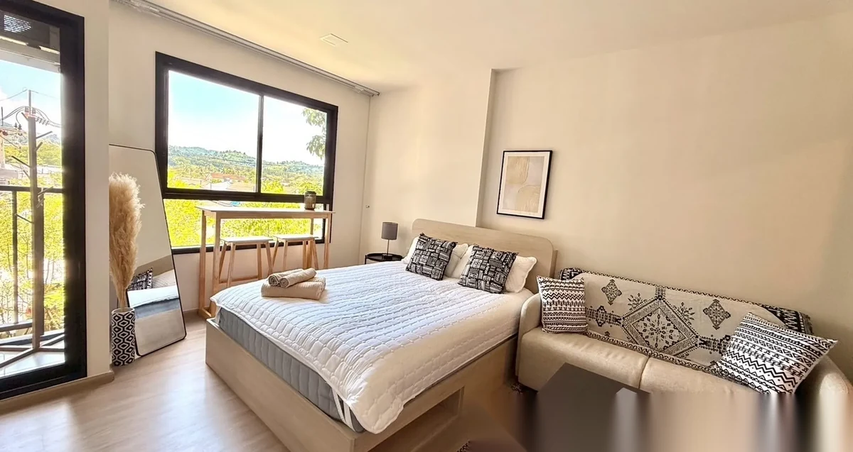 Апартаменты 1BR в ЖК Dcondo Reef Phuket · Кату · Выход к бассейну