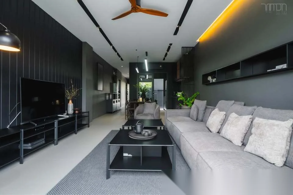Вилла 4BR в комплексе Newly Built 4-Bedrooms Pool Villa · Си Сунтон · Вид на бассейн — фото 2