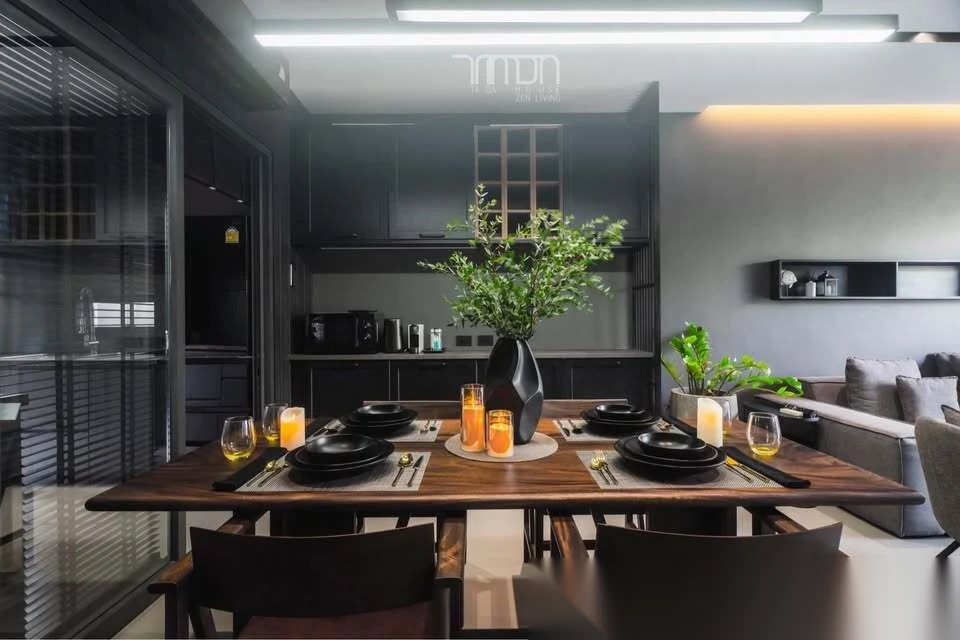 Вилла 4BR в комплексе Newly Built 4-Bedrooms Pool Villa · Си Сунтон · Вид на бассейн — фото 3