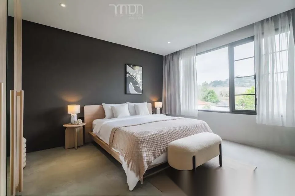 Вилла 4BR в комплексе Newly Built 4-Bedrooms Pool Villa · Си Сунтон · Вид на бассейн — фото 11