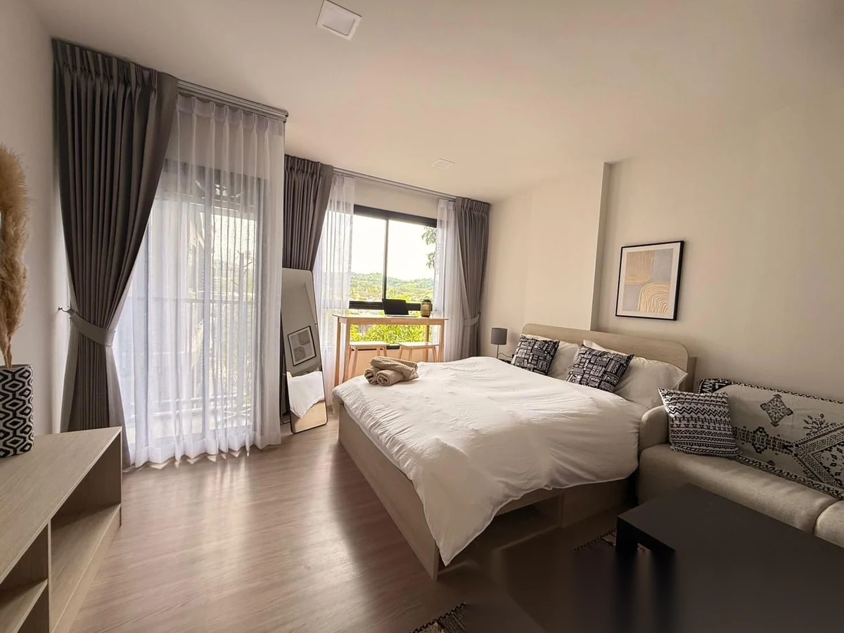 Studio Apartment for rent at Dcondo Reef Phuket complex · Kathu · Pool View — photo 2