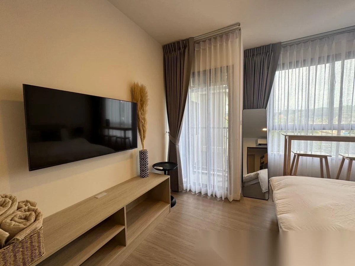 Studio Apartment for rent at Dcondo Reef Phuket complex · Kathu · Pool View — photo 3