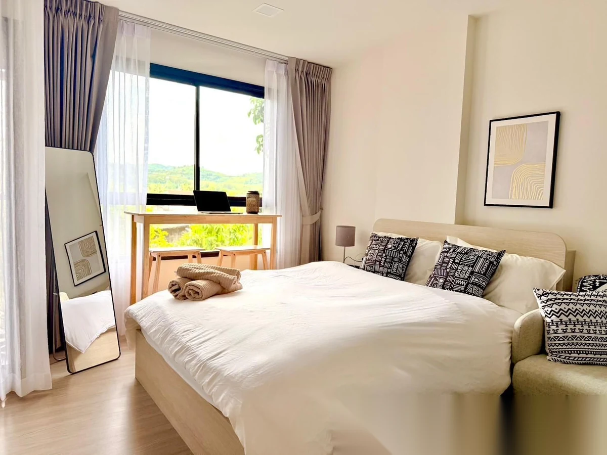 Studio Apartment for rent at Dcondo Reef Phuket complex · Kathu · Pool View — photo 9