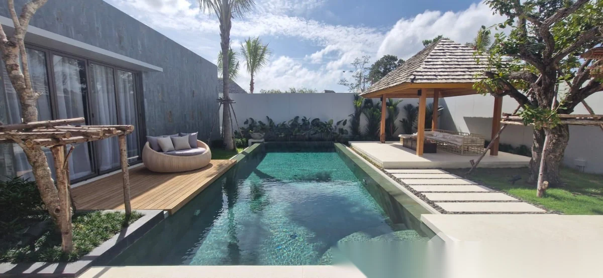 3 Bedroom Villa for rent at Anchan Flora complex · Thep Krasattri · Pool View — photo 5