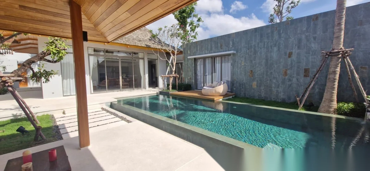 3 Bedroom Villa for rent at Anchan Flora complex · Thep Krasattri · Pool View — photo 7