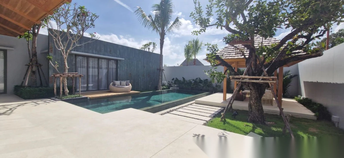 3 Bedroom Villa for rent at Anchan Flora complex · Thep Krasattri · Pool View — photo 8