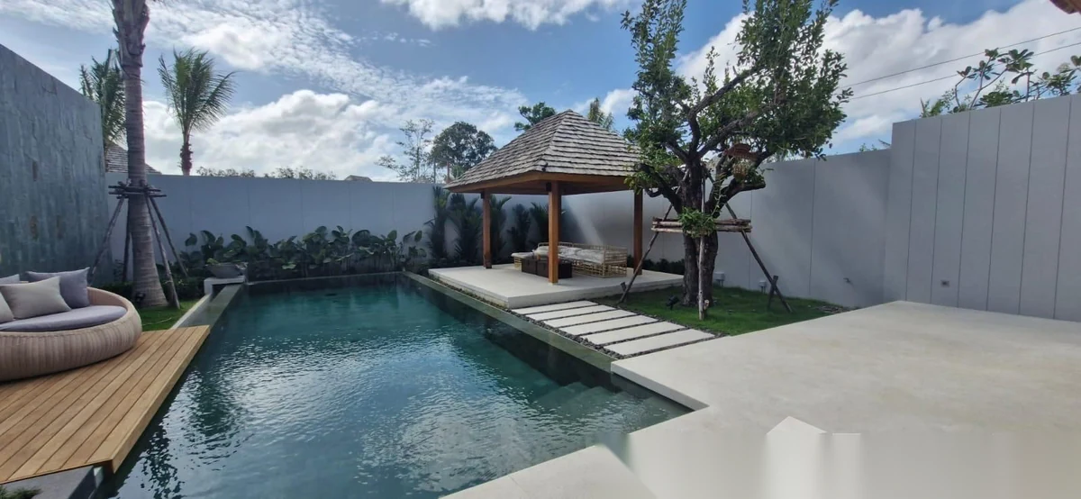 3 Bedroom Villa for rent at Anchan Flora complex · Thep Krasattri · Pool View — photo 9