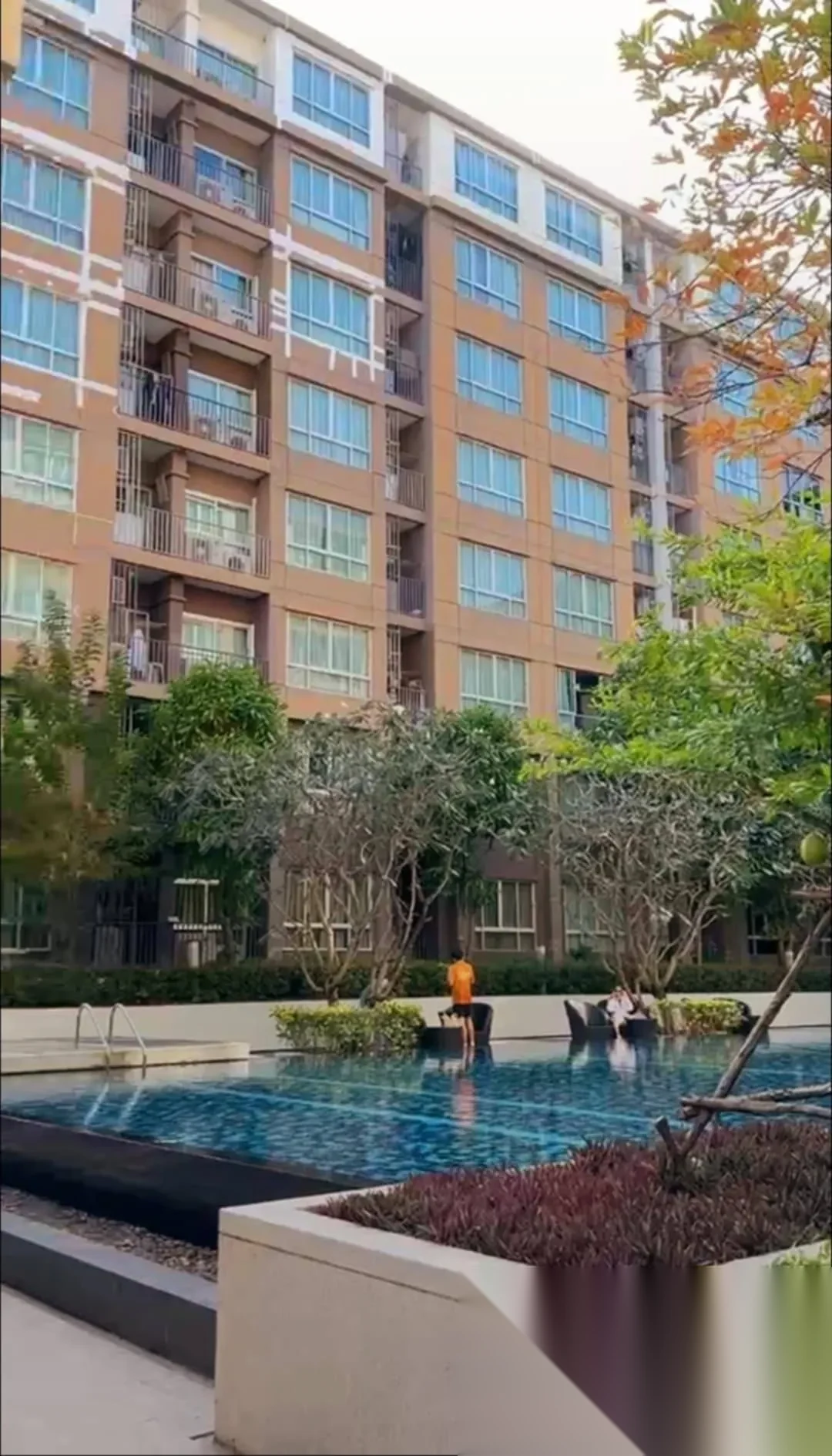 1 Bedroom Apartment for rent at Dcondo Campus Resort Kuku Phuket complex · Phuket Town · Pool View — photo 9