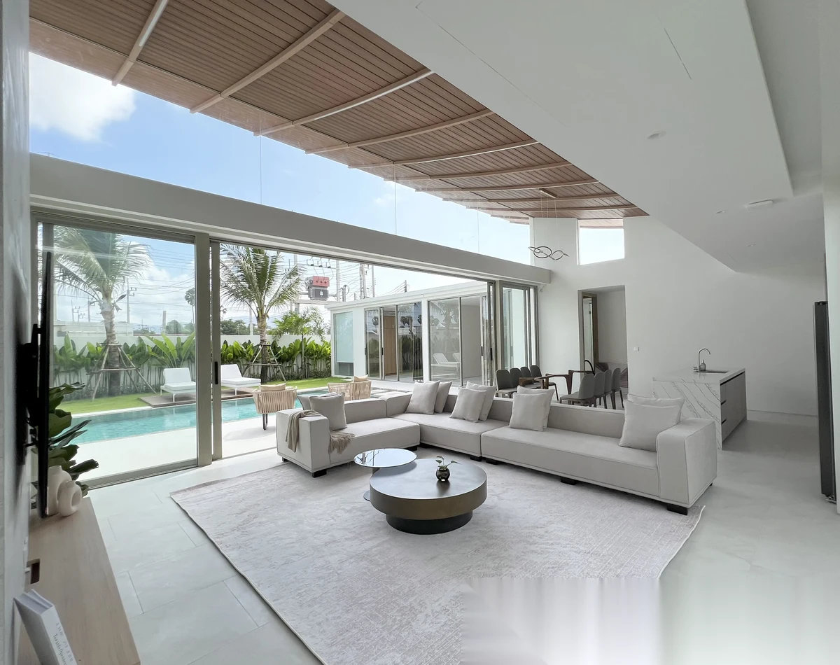 4 Bedroom Villa for rent at Asherah Villas Phuket complex · Thep Krasattri · Pool View — photo 3