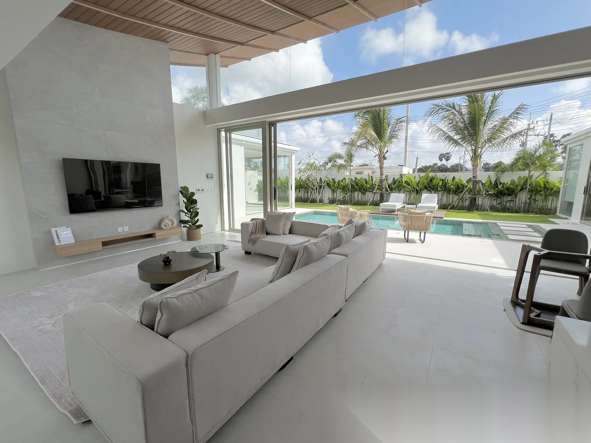 4 Bedroom Villa for rent at Asherah Villas Phuket complex · Thep Krasattri · Pool View — photo 4