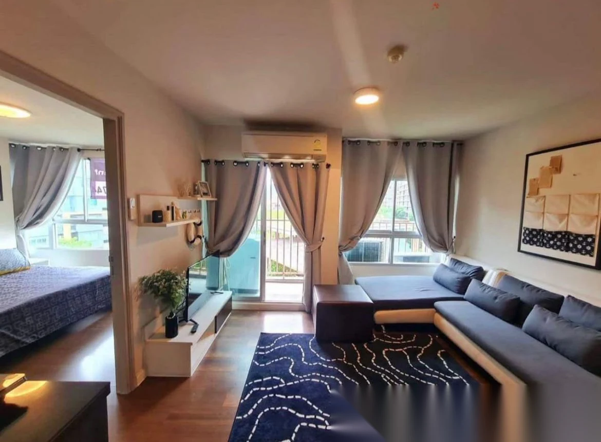 Апартаменты 2BR в ЖК D Condo Creek · Кату · Вид на бассейн — фото 6