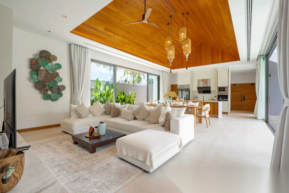 3 Bedroom Villa for rent at Bougainvillea Villa complex · Si Sunthon · Pool View — photo 3