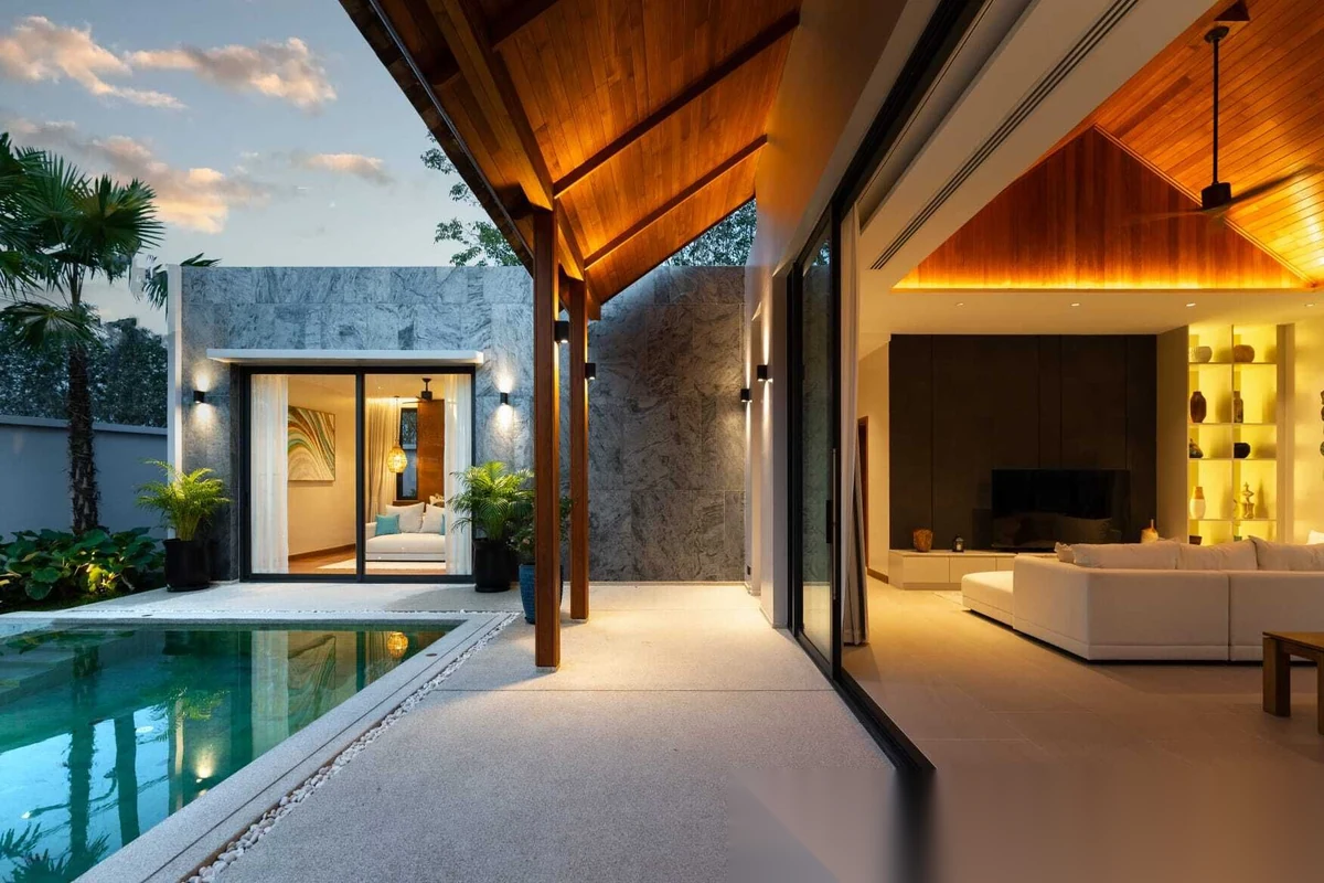 3 Bedroom Villa for rent at Bougainvillea Villa complex · Si Sunthon · Pool View — photo 5