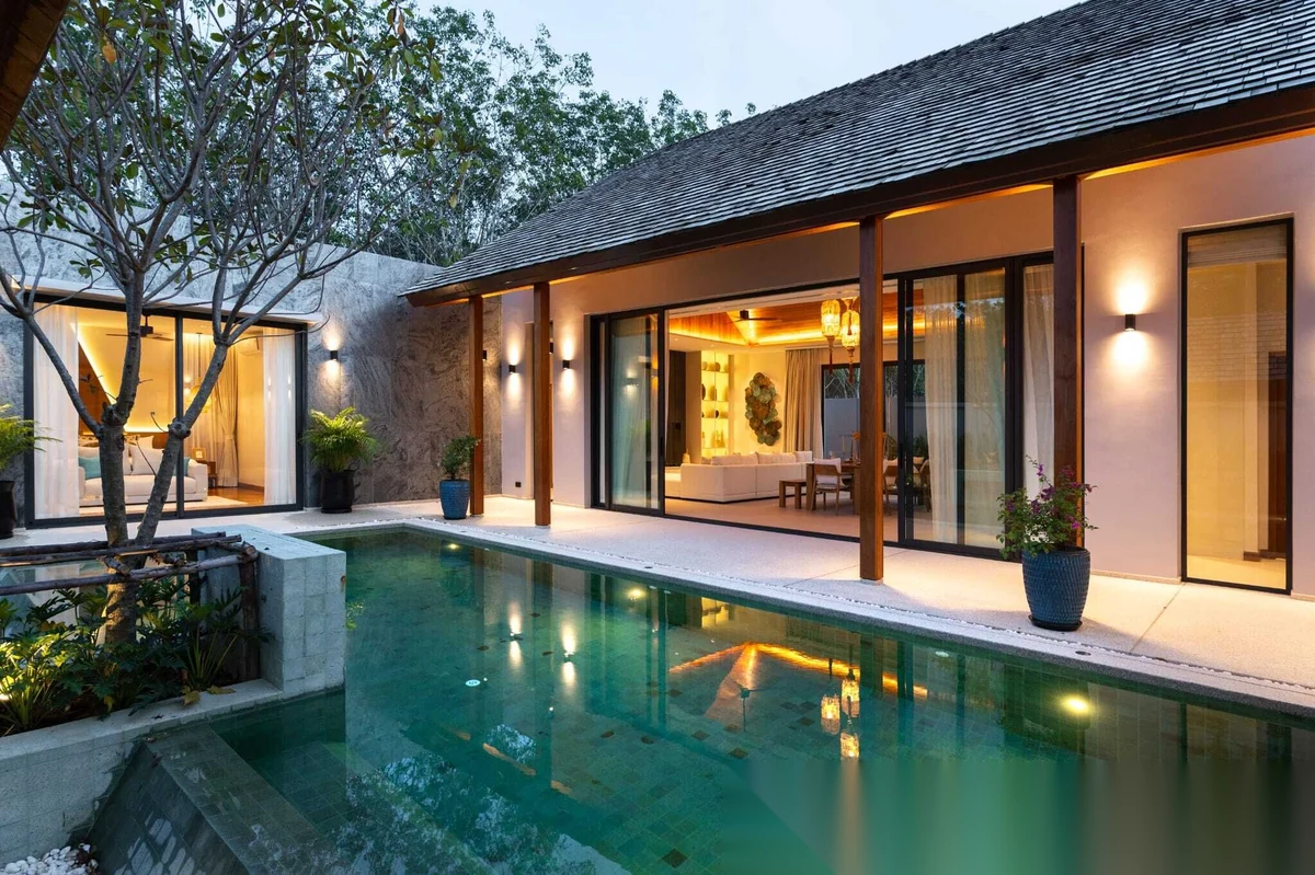 3 Bedroom Villa for rent at Bougainvillea Villa complex · Si Sunthon · Pool View — photo 6