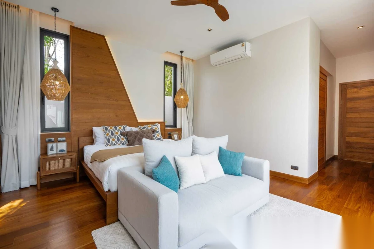 3 Bedroom Villa for rent at Bougainvillea Villa complex · Si Sunthon · Pool View — photo 12