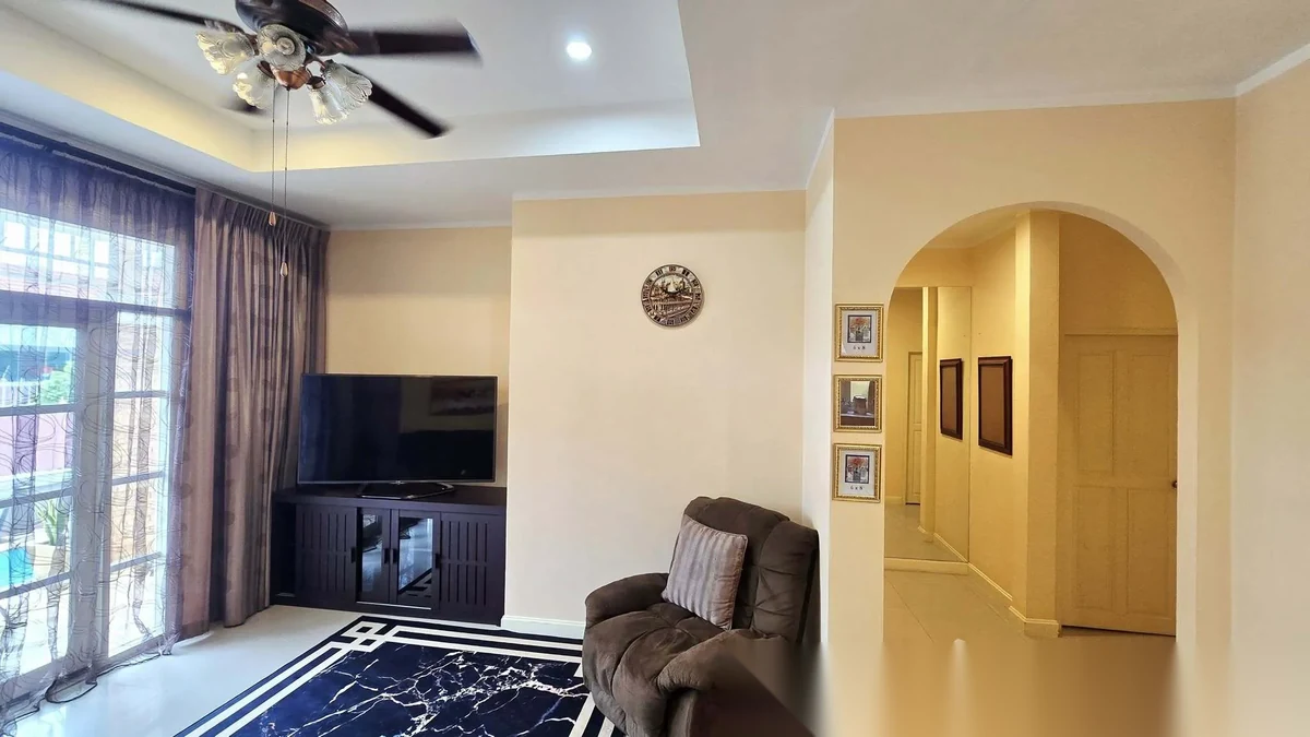 3 Bedroom House for rent at Sun Palm Village complex · Chalong · Pool View — photo 10