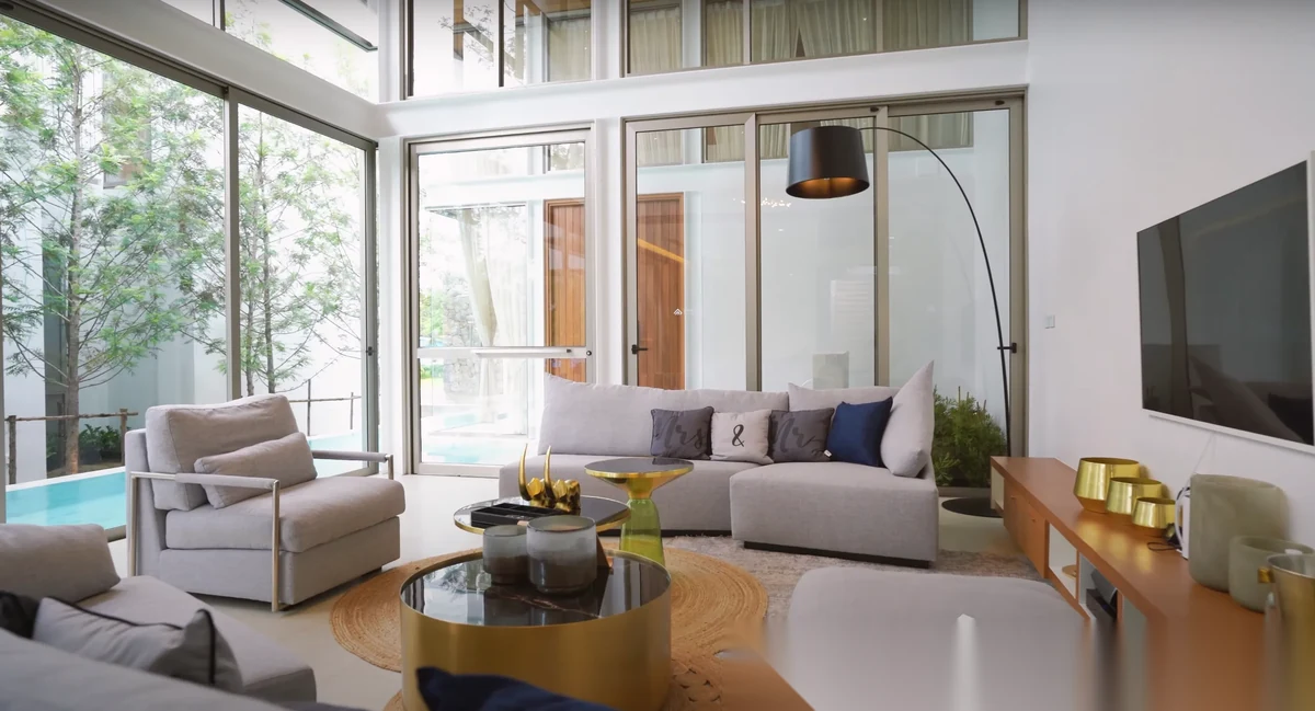 4 Bedroom Villa for rent at The Trinity complex · Si Sunthon · Pool View — photo 7