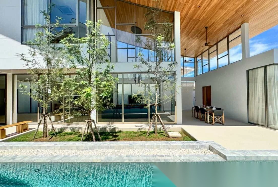5 Bedroom Villa for rent at The Trinity complex · Si Sunthon · Pool View — photo 3