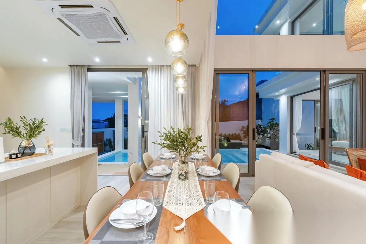 4 Bedroom Villa for rent at Alisa Pool Villa complex · Si Sunthon · Pool View — photo 3