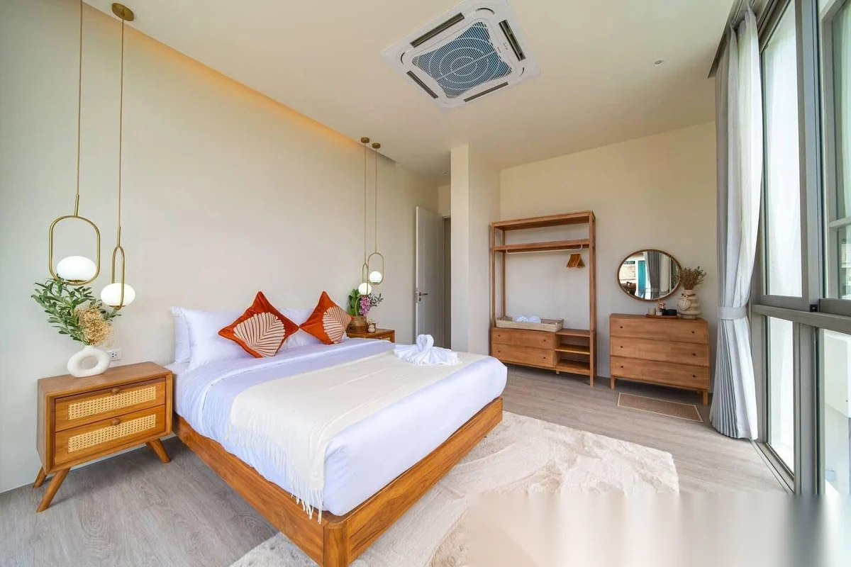 4 Bedroom Villa for rent at Alisa Pool Villa complex · Si Sunthon · Pool View — photo 4