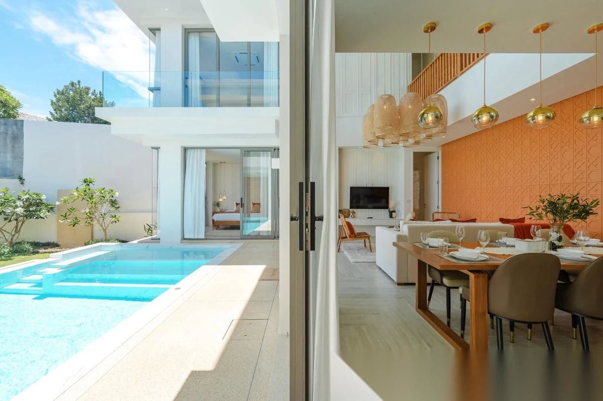 4 Bedroom Villa for rent at Alisa Pool Villa complex · Si Sunthon · Pool View — photo 5