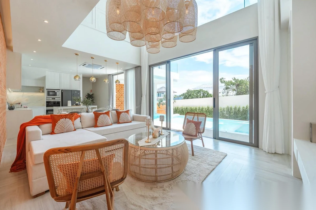 4 Bedroom Villa for rent at Alisa Pool Villa complex · Si Sunthon · Pool View — photo 8