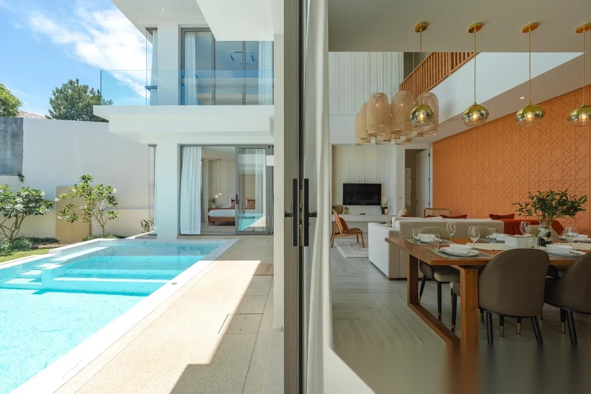 4 Bedroom Villa for rent at Alisa Pool Villa complex · Si Sunthon · Pool View — photo 9