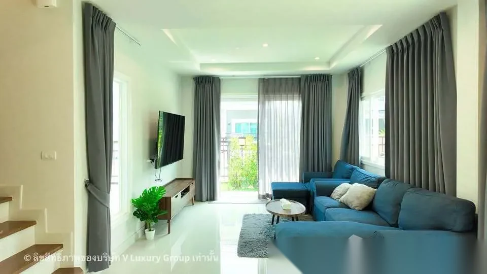 4 Bedroom House for rent at Supalai Palm Spring Banpon Phuket complex · Si Sunthon · Pool Access — photo 2
