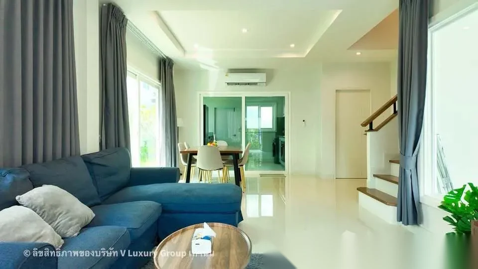 4 Bedroom House for rent at Supalai Palm Spring Banpon Phuket complex · Si Sunthon · Pool Access — photo 3