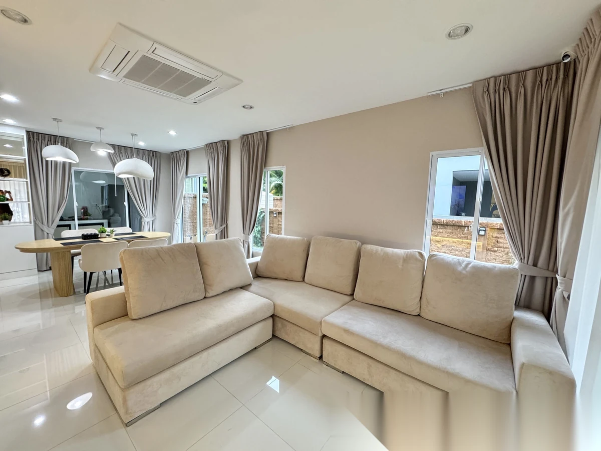 3 Bedroom House for rent at The Plant Thepkrasatti-Thalang complex · Thep Krasattri · Pool View — photo 3