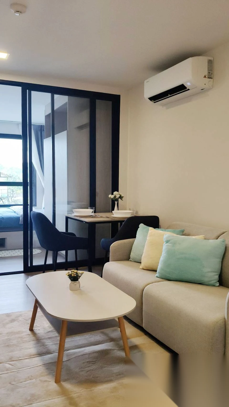 Апартаменты 1BR в ЖК Dcondo Reef Phuket · Кату · Выход к бассейну — фото 3