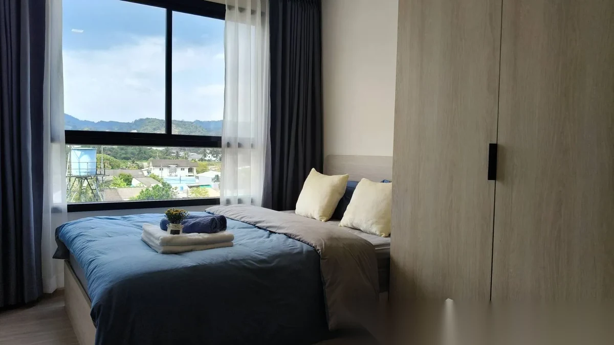Апартаменты 1BR в ЖК Dcondo Reef Phuket · Кату · Выход к бассейну — фото 9