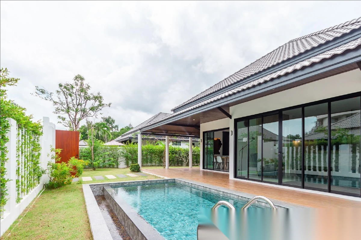 2 Bedroom Villa for rent at Taan Residence complex · Choeng Thale · Pool View — photo 3