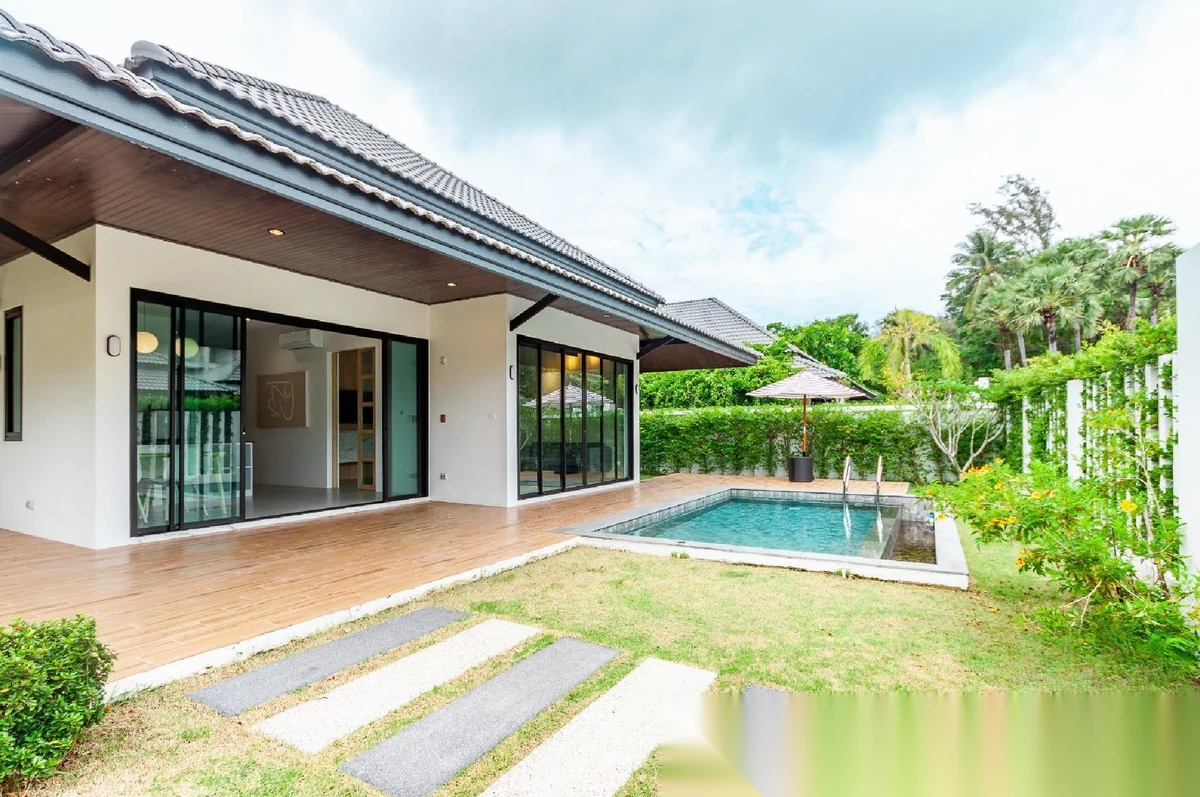 2 Bedroom Villa for rent at Taan Residence complex · Choeng Thale · Pool View — photo 11