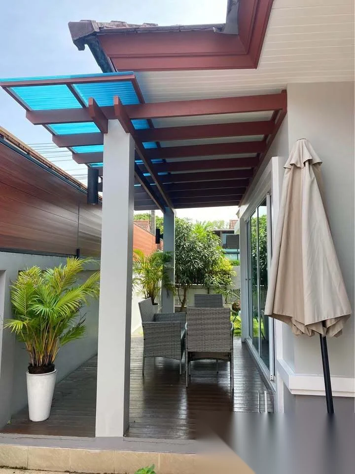 Дом 2BR в комплексе The Happy Place · Теп Красаттри · Выход к бассейну — фото 8