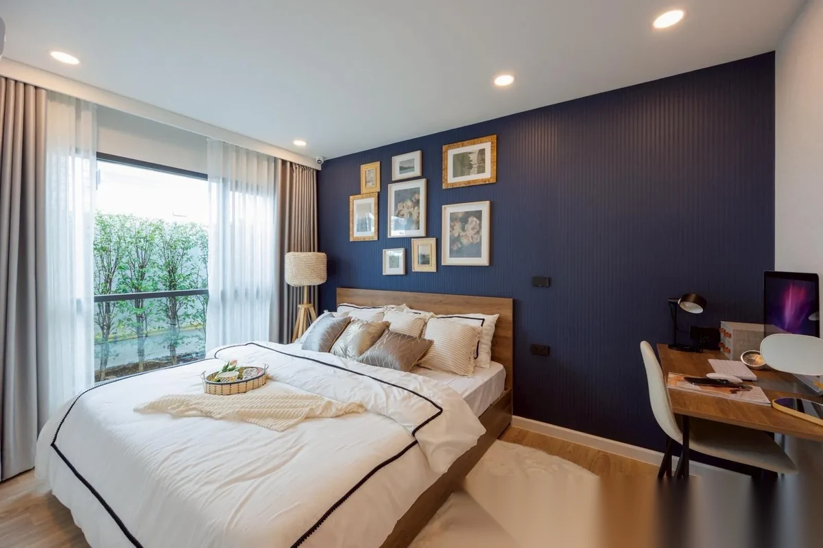 Апартаменты 2BR в ЖК Space Cherngtalay Condominium · Чернг Тале / Bang Tao · Вид в сад — фото 2