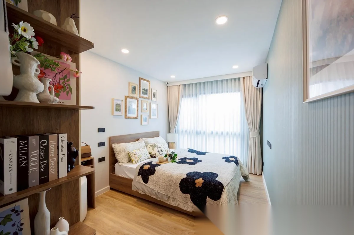 Апартаменты 2BR в ЖК Space Cherngtalay Condominium · Чернг Тале / Bang Tao · Вид в сад — фото 4