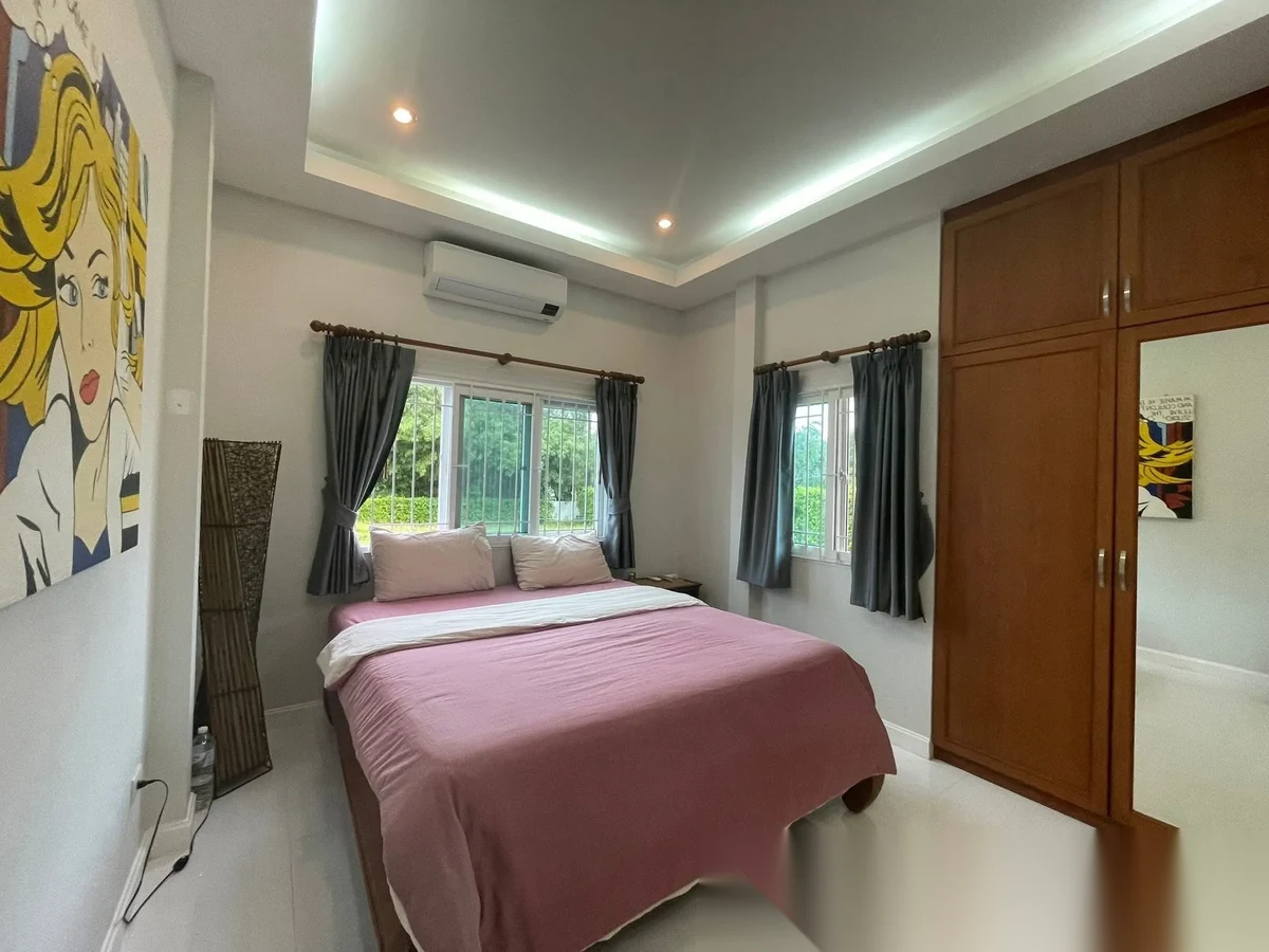 3 Bedroom House for rent at Ban Plernchan 2 complex · Pa Khlok · Garden View — photo 3