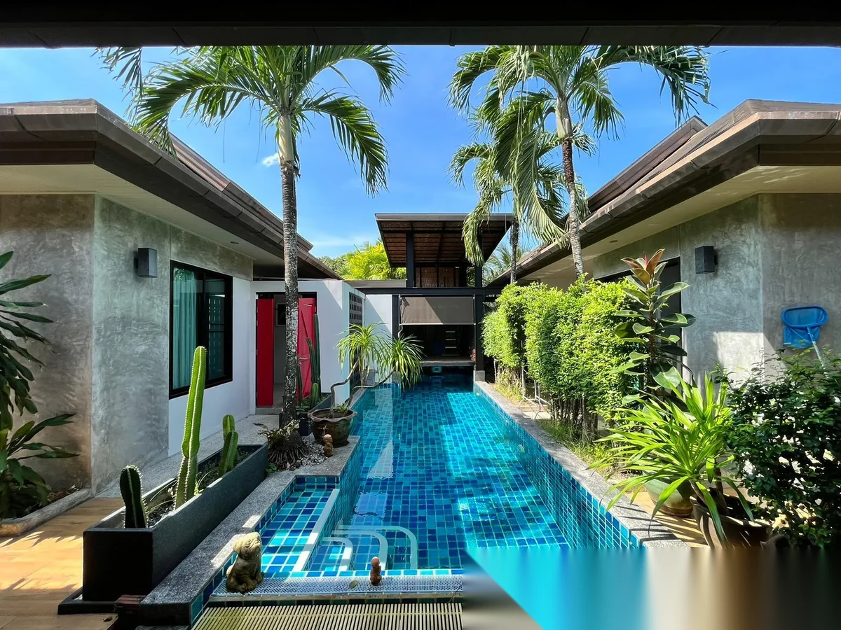 4 Bedroom Villa for rent at Phuket Baan Charoensuk complex · Si Sunthon · Pool View — photo 2