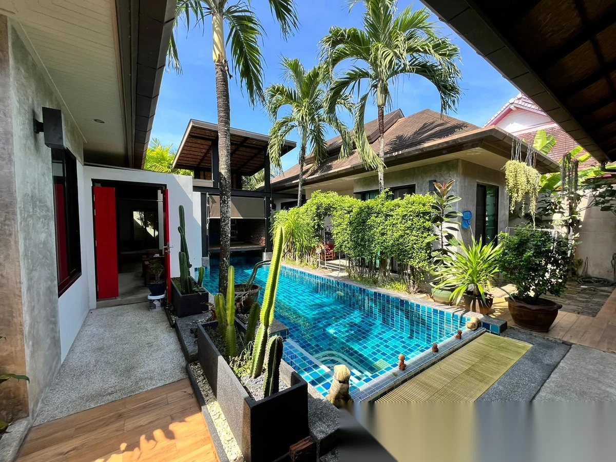 4 Bedroom Villa for rent at Phuket Baan Charoensuk complex · Si Sunthon · Pool View — photo 5