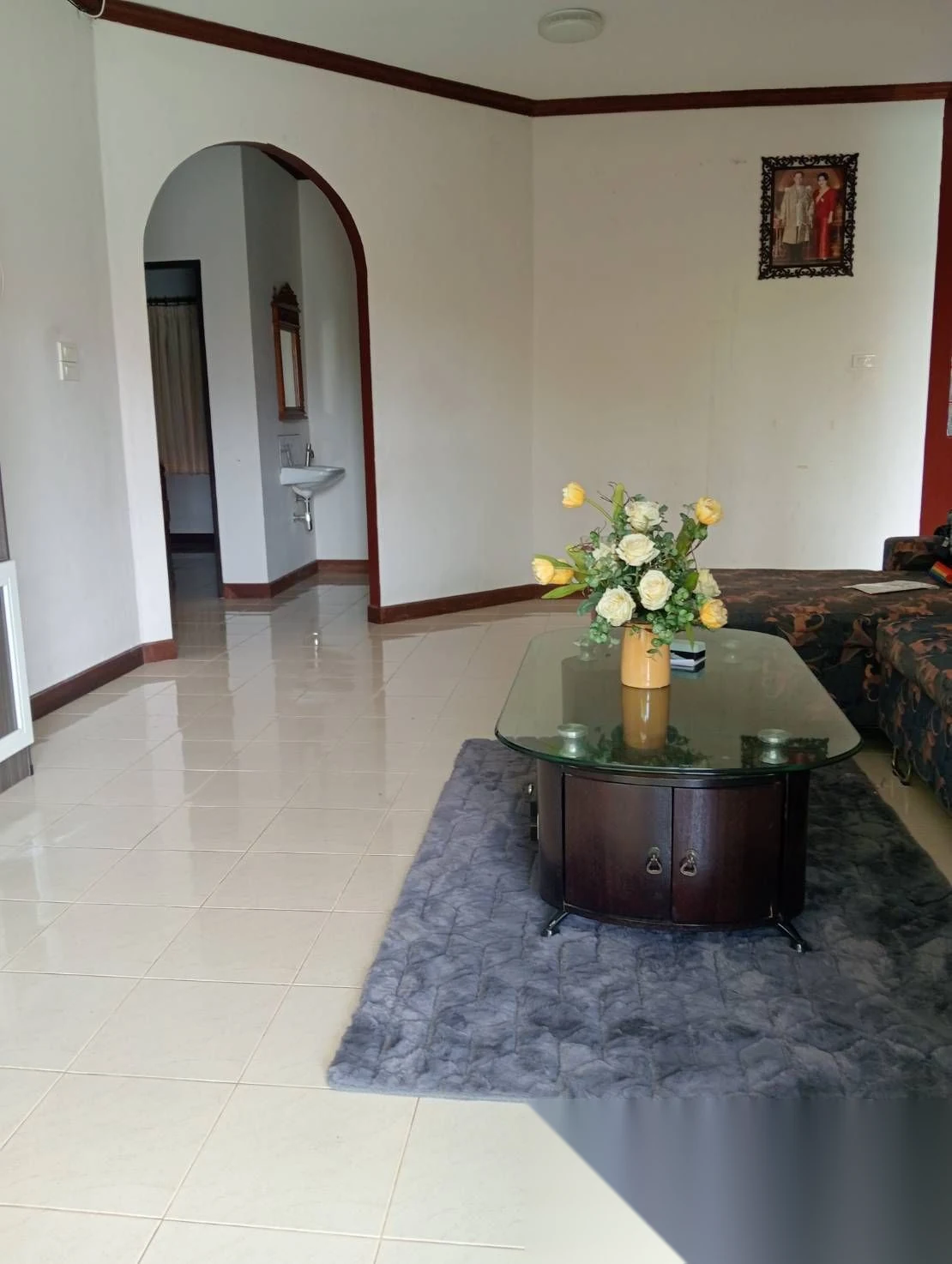 Дом 3BR в комплексе Baan Suan Yu Charoen 1 · Си Сунтон · Вид в сад — фото 11