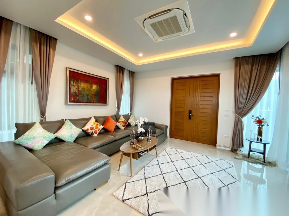 Вилла 3BR в комплексе Ameen House · Си Сунтон · Вид на бассейн — фото 2