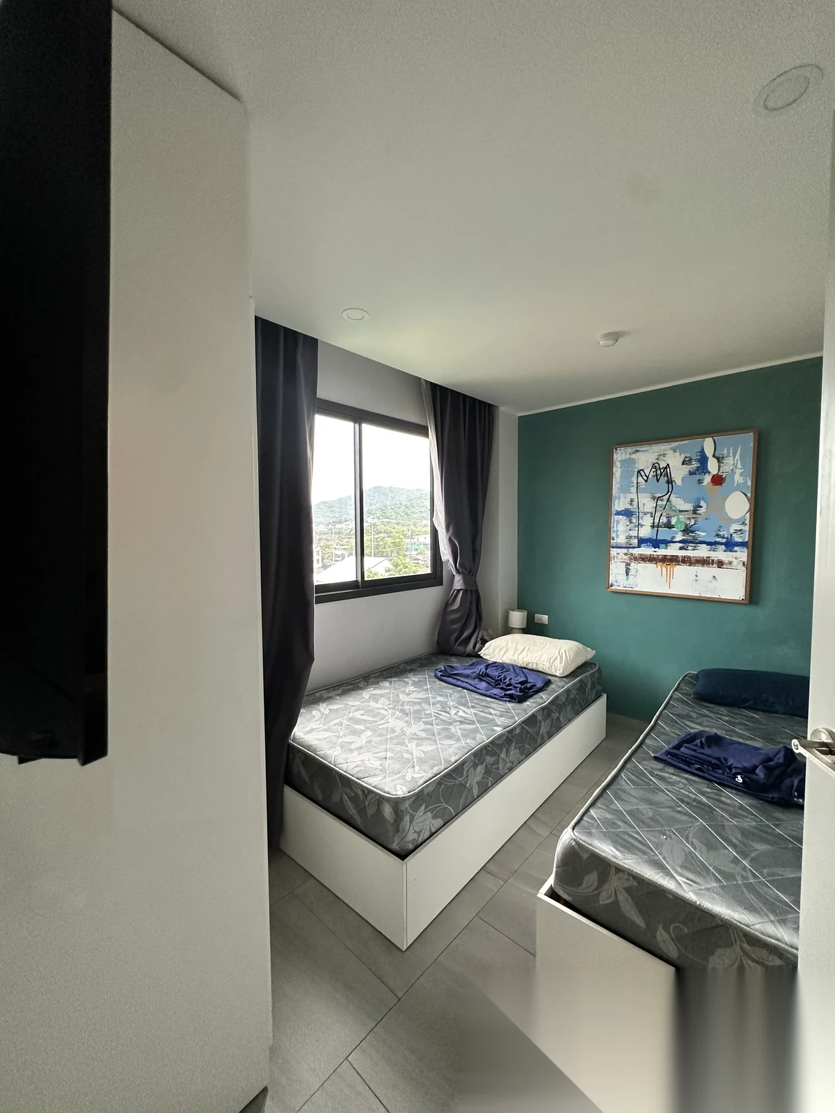 2 Bedroom Apartment for rent at NOON Village Tower II complex · Chalong · Pool View — photo 4