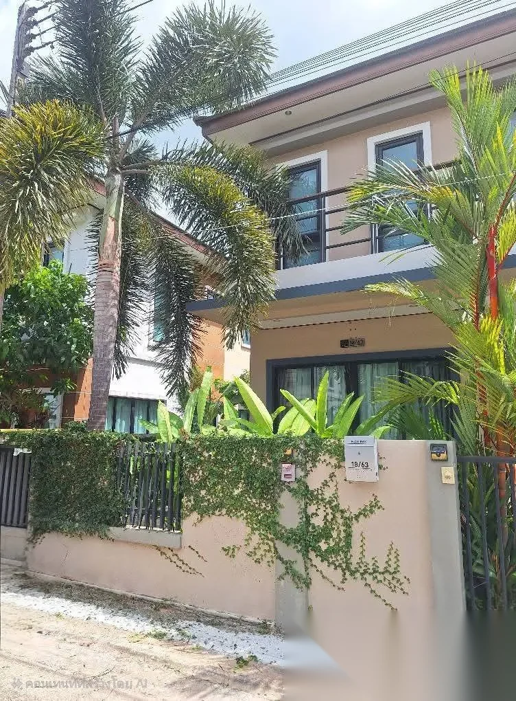 3 Bedroom Townhouse for rent at Phanason Grande Ville complex · Si Sunthon · Garden View — photo 3