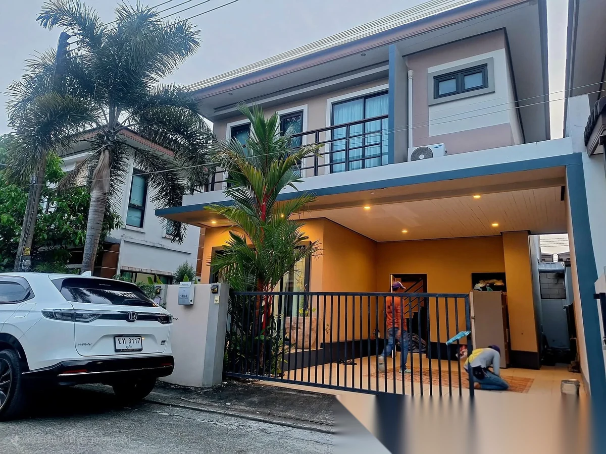 3 Bedroom Townhouse for rent at Phanason Grande Ville complex · Si Sunthon · Garden View — photo 4